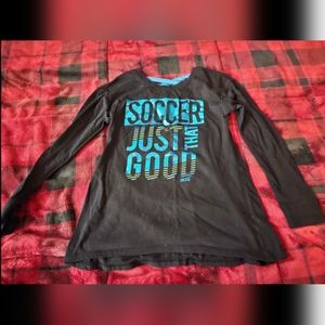 #818- girls long sleeve shirt size 8